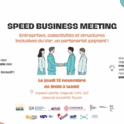Vous êtes invités au Speed Business Meeting organisé entre SIAE et entreprises dans le Var, à Toulon, le 13 novembre
